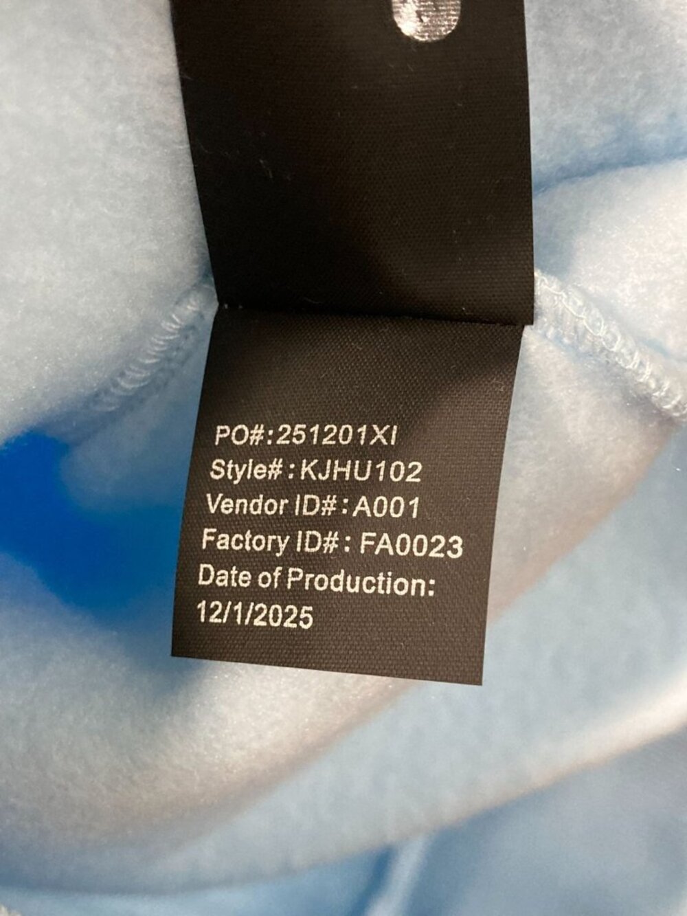 Comfrt Pastel Edit Zip-Up Hoodie S Baby Blue Casual Lounge Preppy Minimalist New - Picture 9 of 12